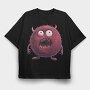 Funny Monster Scream, Tricou Oversize Barbati (Unisex)