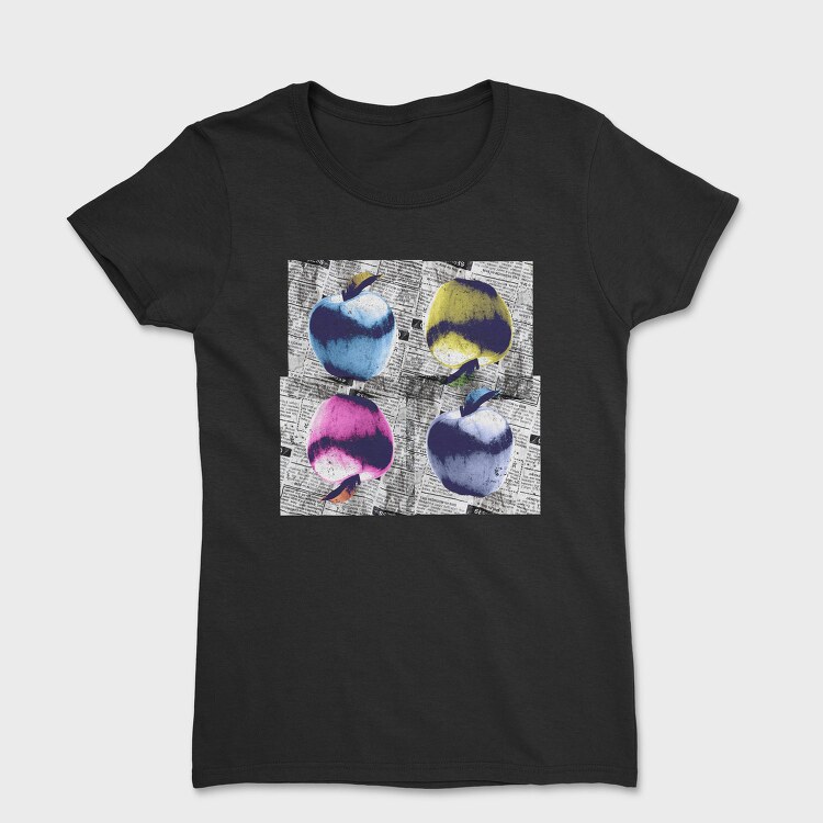 Apple Pop Art Tote, Tricou Femei