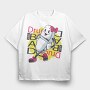 Drugs Bad, Tricou Oversize Barbati (Unisex)