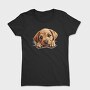 Labrador Bulldog Peeking, Tricou Femei