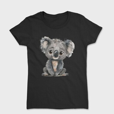 Koala Cute Face, Tricou Femei