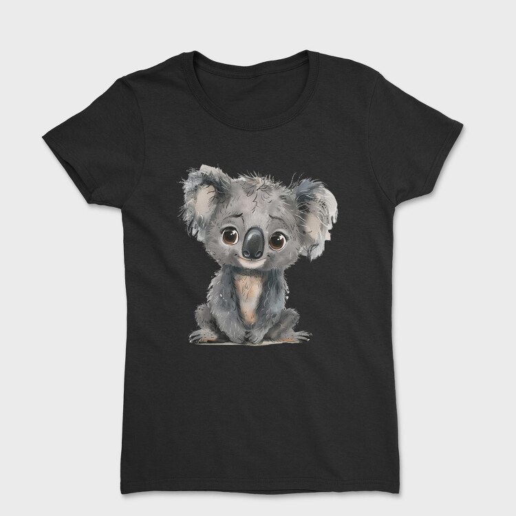Koala Cute Face, Tricou Femei