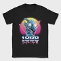 Dragon Retro Wave, Tricou Barbati (Unisex)