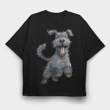 Kerry Blue Joy, Tricou Oversize Barbati (Unisex)