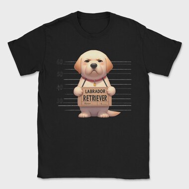 Labrador Retriever Mugshot, Tricou Barbati (Unisex)