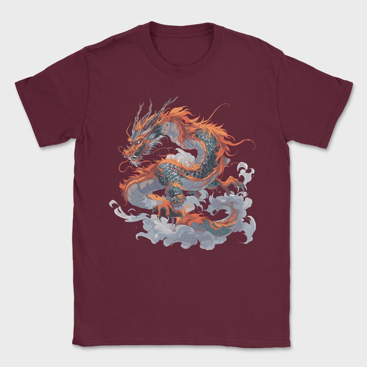 Dragon Chinese, Tricou Barbati (Unisex)