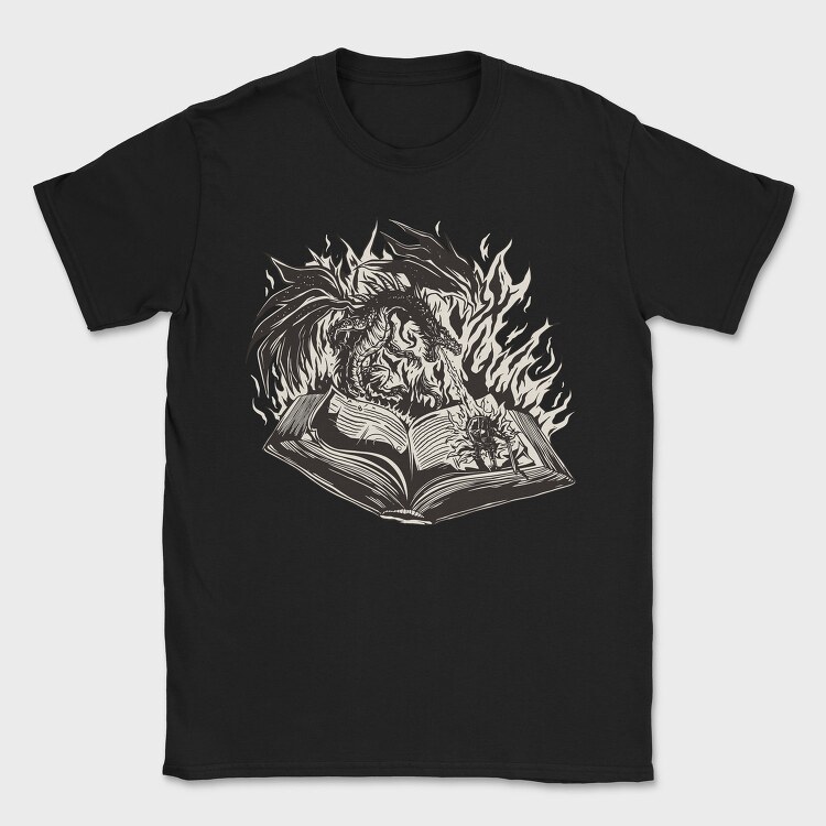 Dragon Book, Tricou Barbati (Unisex)