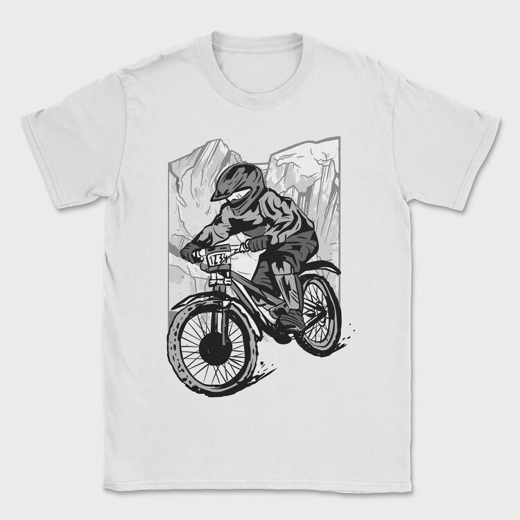 Downhill, Tricou Barbati (Unisex)