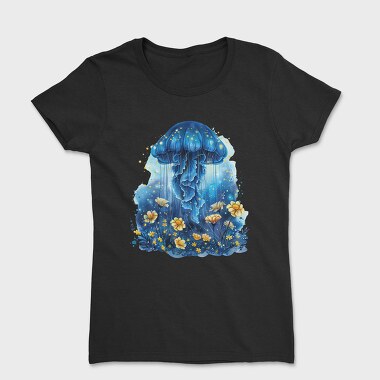 Jellyfish Floral Mist, Tricou Femei