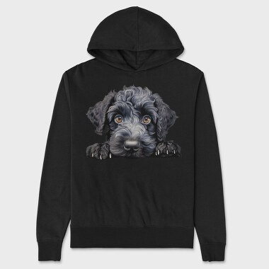 Kerry Blue Terrier, Hanorac Oversize Barbati (Unisex)
