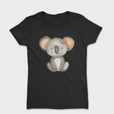 Koala Sleeping Cute, Tricou Femei