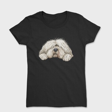 Komondor Face Clipart, Tricou Femei