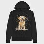 Labrador Retriever Smile, Hanorac Oversize Barbati (Unisex)