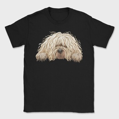 Komondor Peeking Face, Tricou Barbati (Unisex)