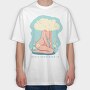 Dont Overthink It, Tricou Oversize Barbati (Unisex)