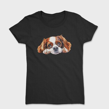 Kooiker Hond Peeking Face, Tricou Femei