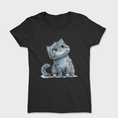 Kitten Pensive Eyes, Tricou Femei