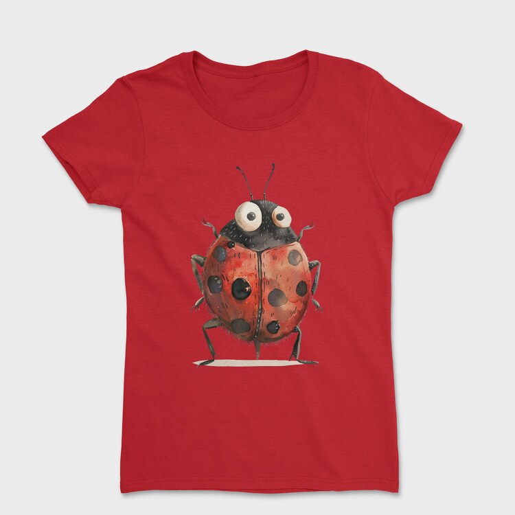 Ladybug Giant Eyes, Tricou Femei