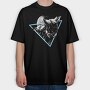 Dogs & Moon, Tricou Oversize Barbati (Unisex)