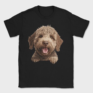 Lagotto Romagnolo Peeking, Tricou Barbati (Unisex)
