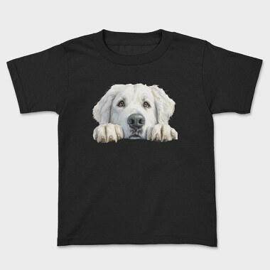 Kuvasz Peeking Face, Tricou Copii