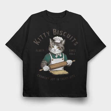 Kitty Biscuits Sublime, Tricou Oversize Barbati (Unisex)
