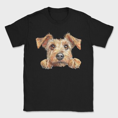 Lakeland Peeking Face, Tricou Barbati (Unisex)