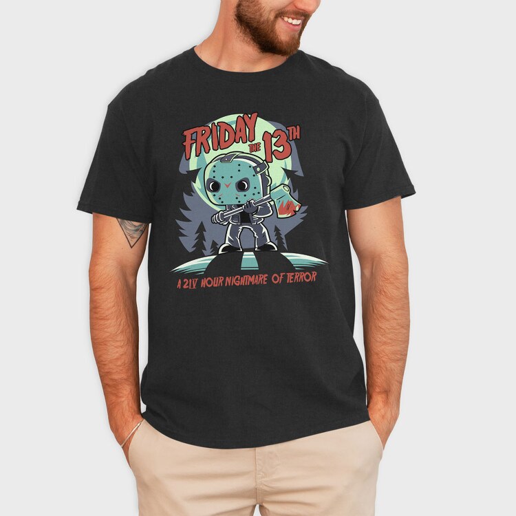 Friday the 13 Th, Tricou Barbati (Unisex)