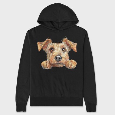 Lakeland Peeking Face, Hanorac Oversize Barbati (Unisex)