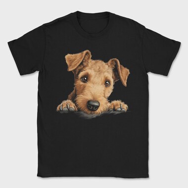 Lakeland Terrier Peeking, Tricou Barbati (Unisex)