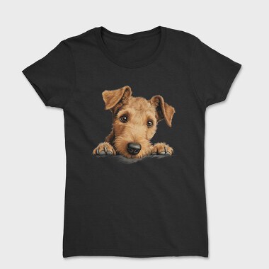 Lakeland Terrier Peeking, Tricou Femei