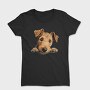 Lakeland Terrier Peeking, Tricou Femei
