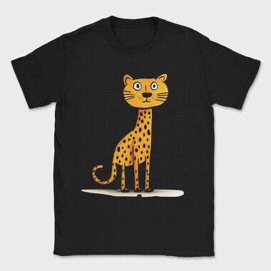 Leopard Standing Up, Tricou Barbati (Unisex)