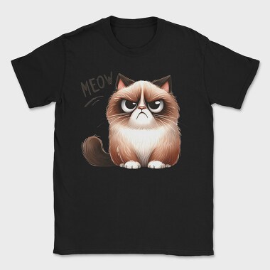 Meowow Text, Tricou Barbati (Unisex)