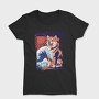 Dogzilla Retro Japanese, Tricou Femei