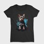 Dog Yorkshire Watercolor, Tricou Femei