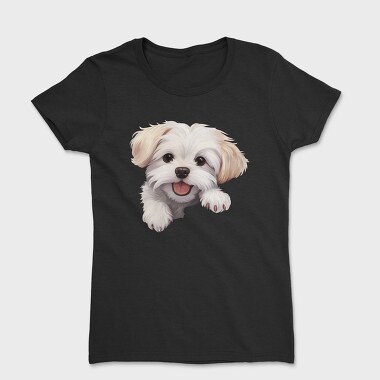 Maltese Peeking, Tricou Femei