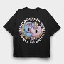Donut Sisters, Tricou Oversize Barbati (Unisex)