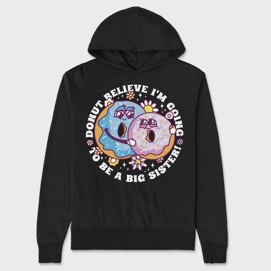 Donut Sisters, Hanorac Oversize Barbati (Unisex)