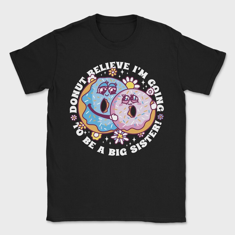 Donut Sisters, Tricou Barbati (Unisex)