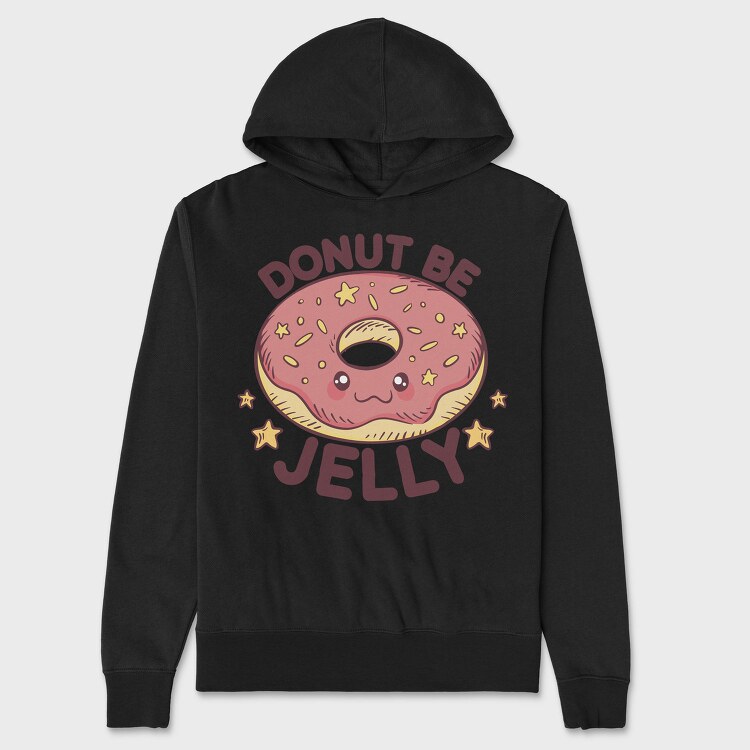 Donut Be Jelly, Hanorac Oversize Barbati (Unisex)