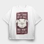 Dont Judge My Pitbull, Tricou Oversize Barbati (Unisex)