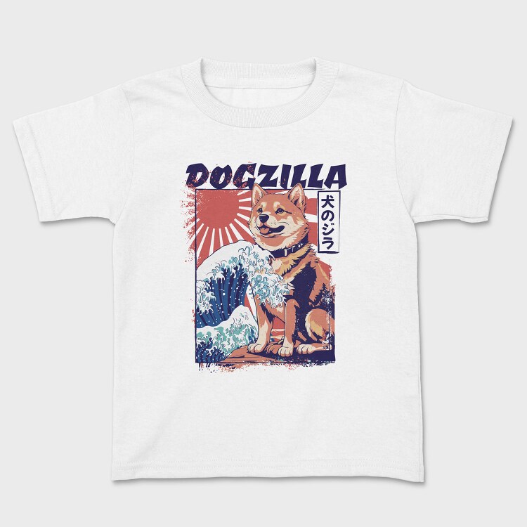Dogzilla Retro Japanese, Tricou Copii