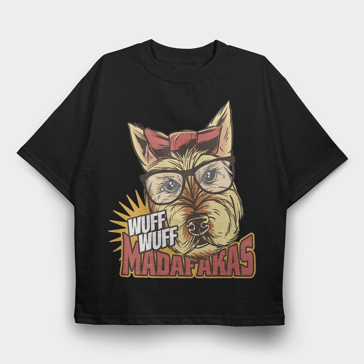 Dog Sunglasses, Tricou Oversize Barbati (Unisex)