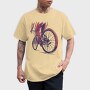 Muscular Cyclist, Tricou Barbati (Unisex)