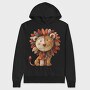Lion Patchwork, Hanorac Oversize Barbati (Unisex)