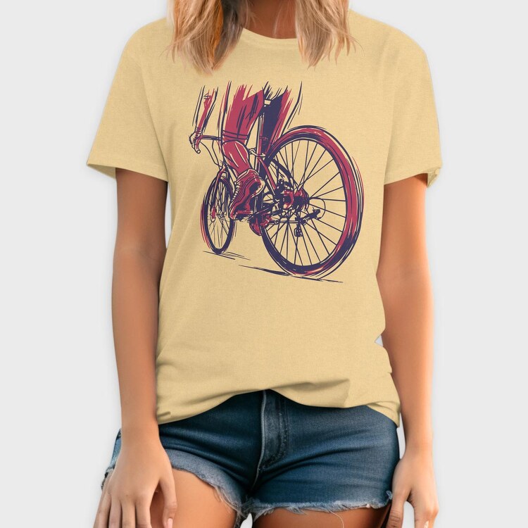 Muscular Cyclist, Tricou Barbati (Unisex)