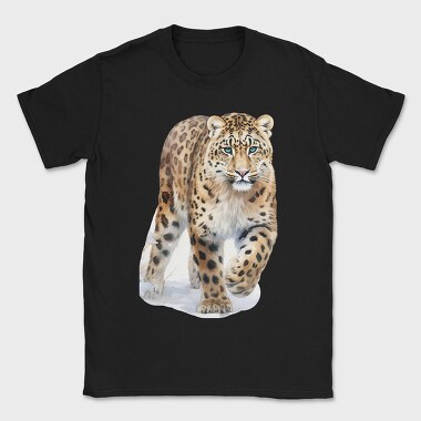 Leopard Walking Pose, Tricou Barbati (Unisex)