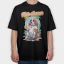 Dog Beach Hello Summer, Tricou Oversize Barbati (Unisex)