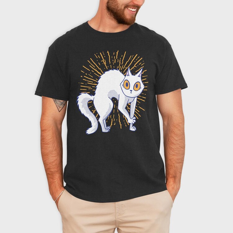 Cat Crab Walk, Tricou Barbati (Unisex)